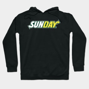 Sunday Subway Logo Parody Hoodie